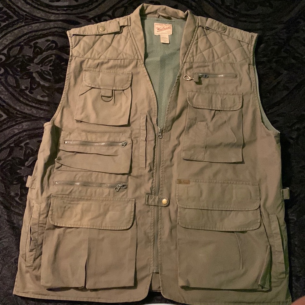 Men Army Green Vest 2Xl